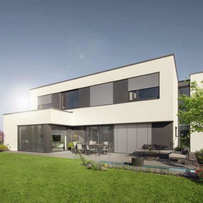 Fenster-System-Außenjalousie Fenster-System-Außenjalousie